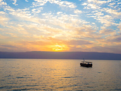 Sea of Galilee at sunrise